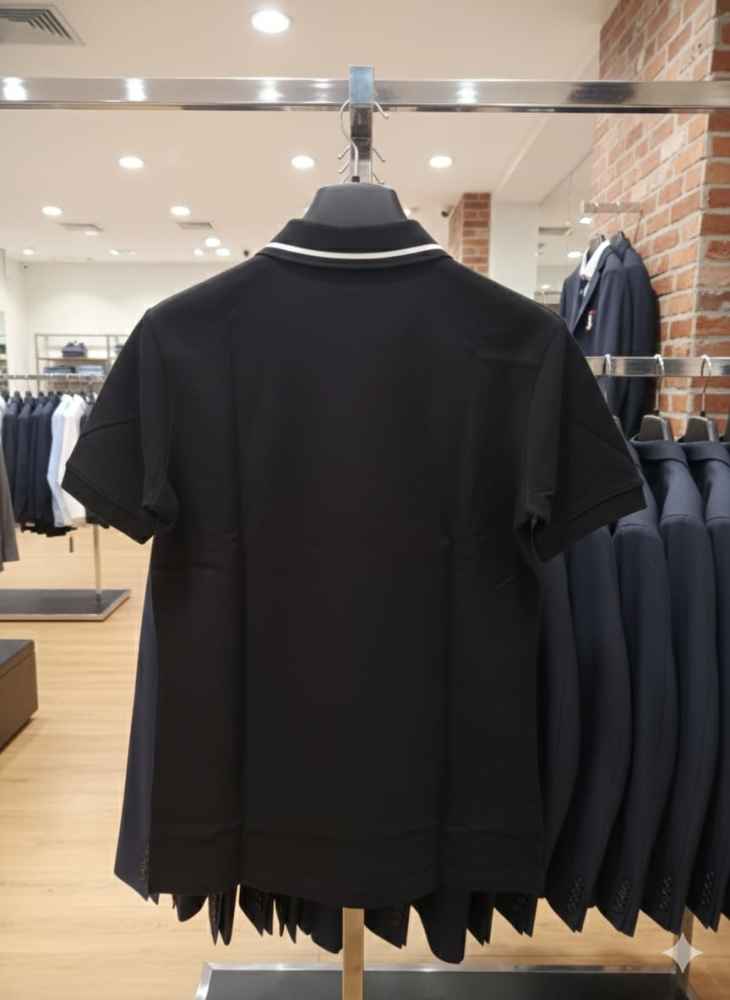 Hackett Black Premium Quality Polo T-shirt-thumb-3