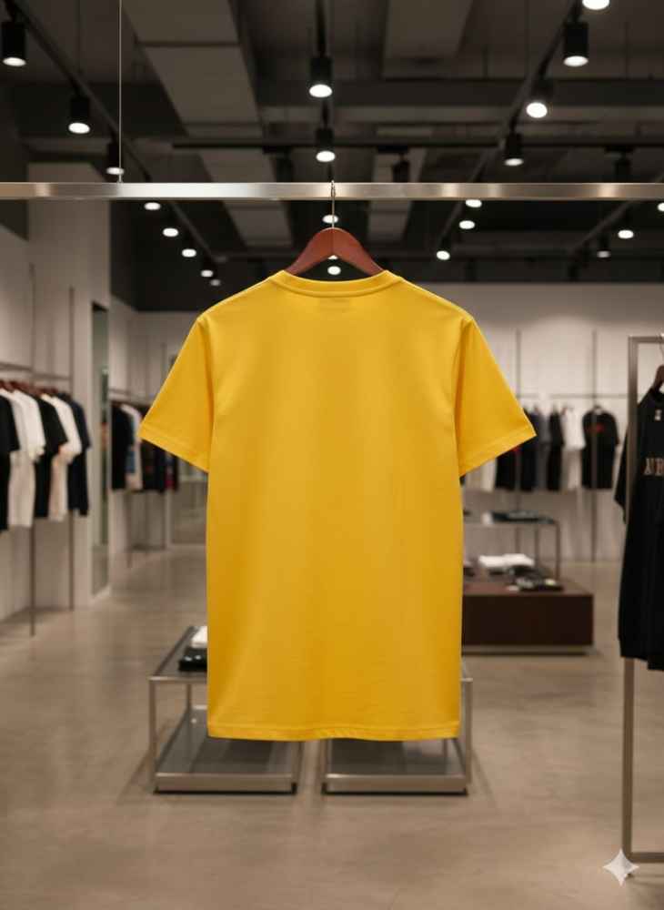 Amiri Yellow Premium Quality T-shirt-1