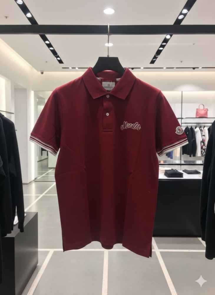 Moncler Wine Premium Quality T-shirt-3