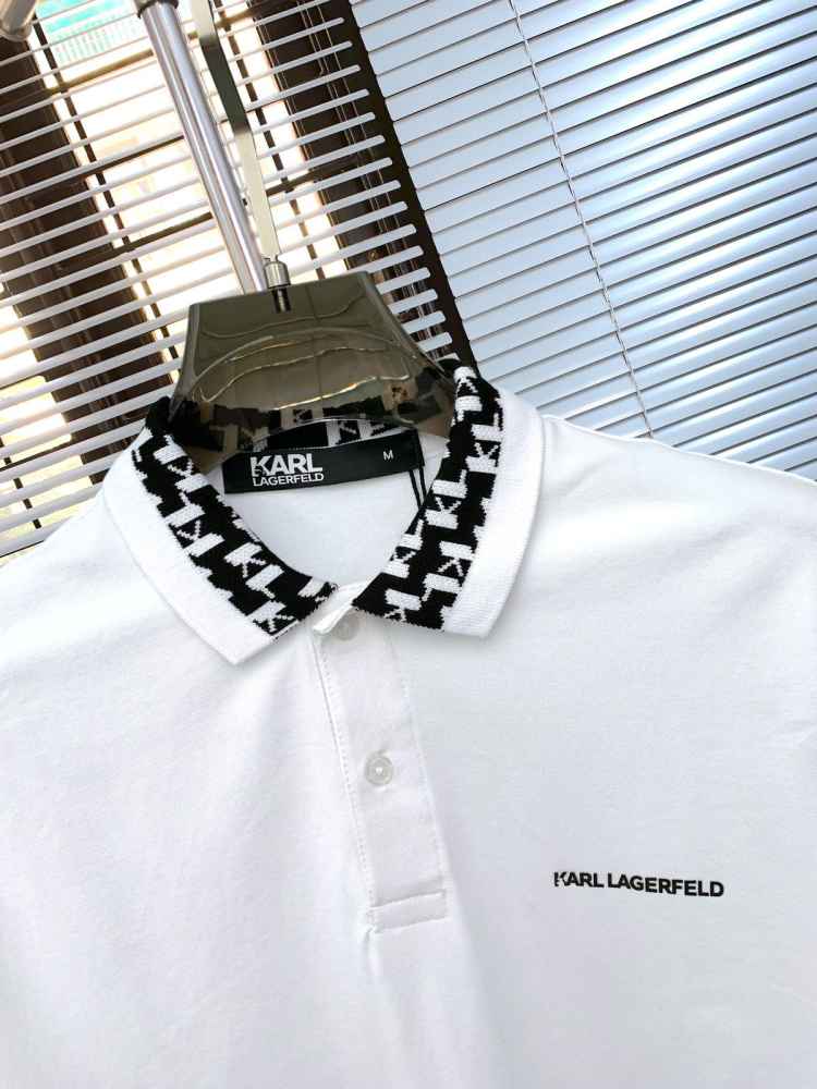 Karl Lagerfeld White Premium Quality T-shirt-3