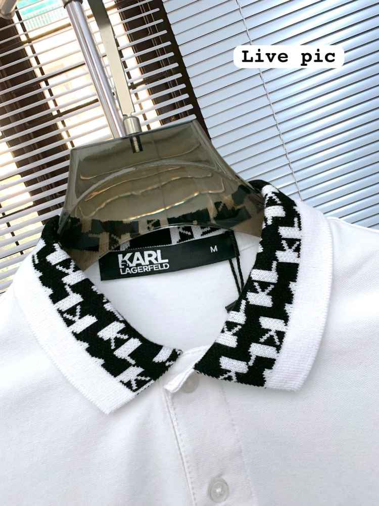 Karl Lagerfeld White Premium Quality T-shirt-4