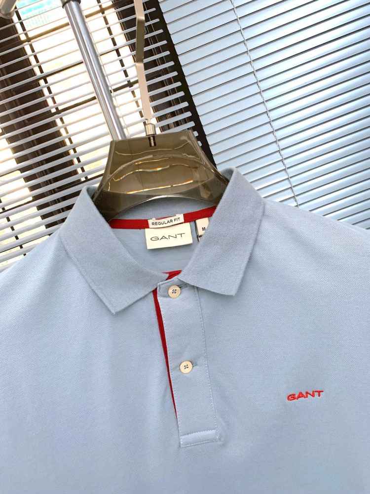 Gant Blue Premium Quality T-shirt-thumb-6