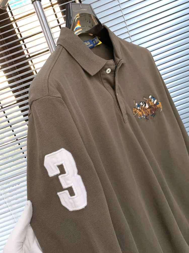 Ralph Lauren Brown Premium Collar T-shirt-4