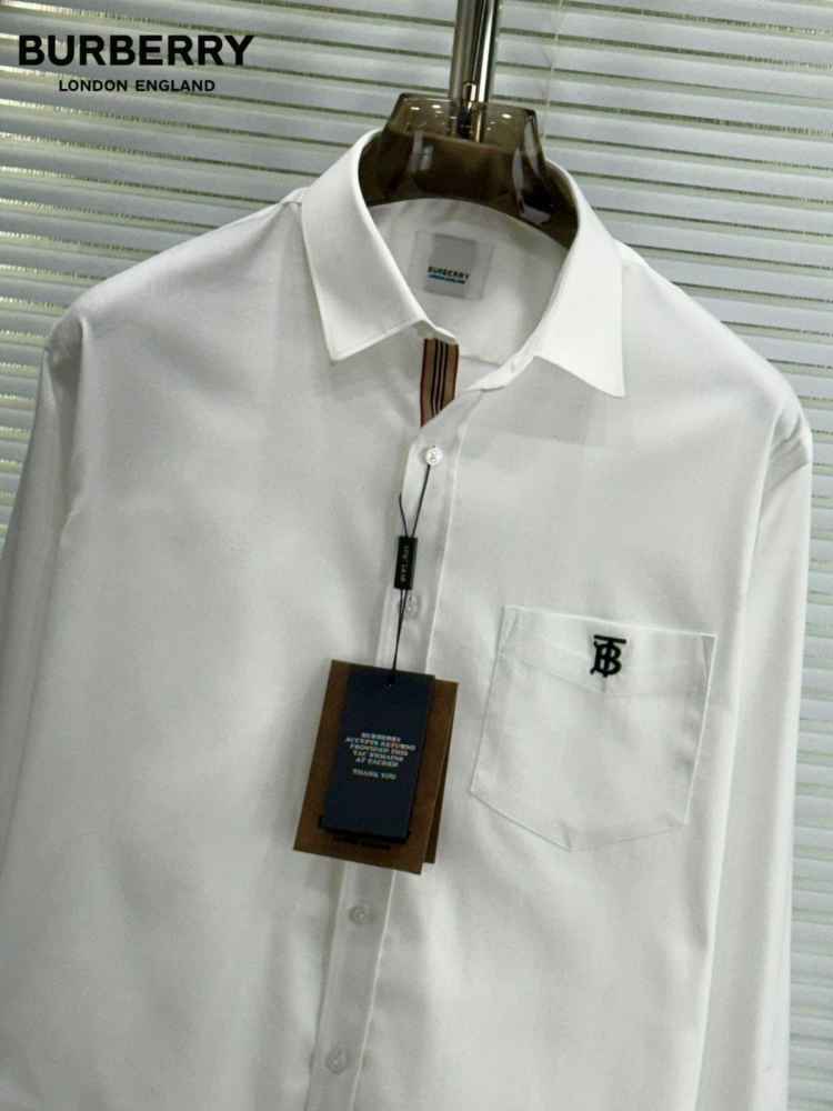 Burberry White Premium Quality Shirt-1