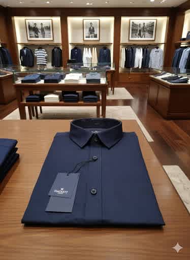 Hackett Blue Premium Quality Shirt-thumb-3