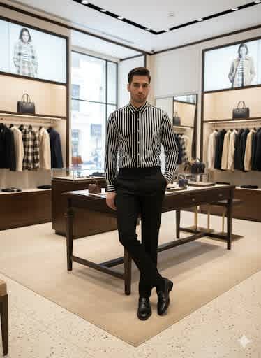 Burberry Black Premium Quality Shirt-1