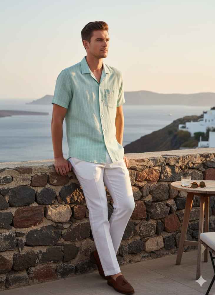 Brooks Brothers Green Premium Cotton Shirt-1