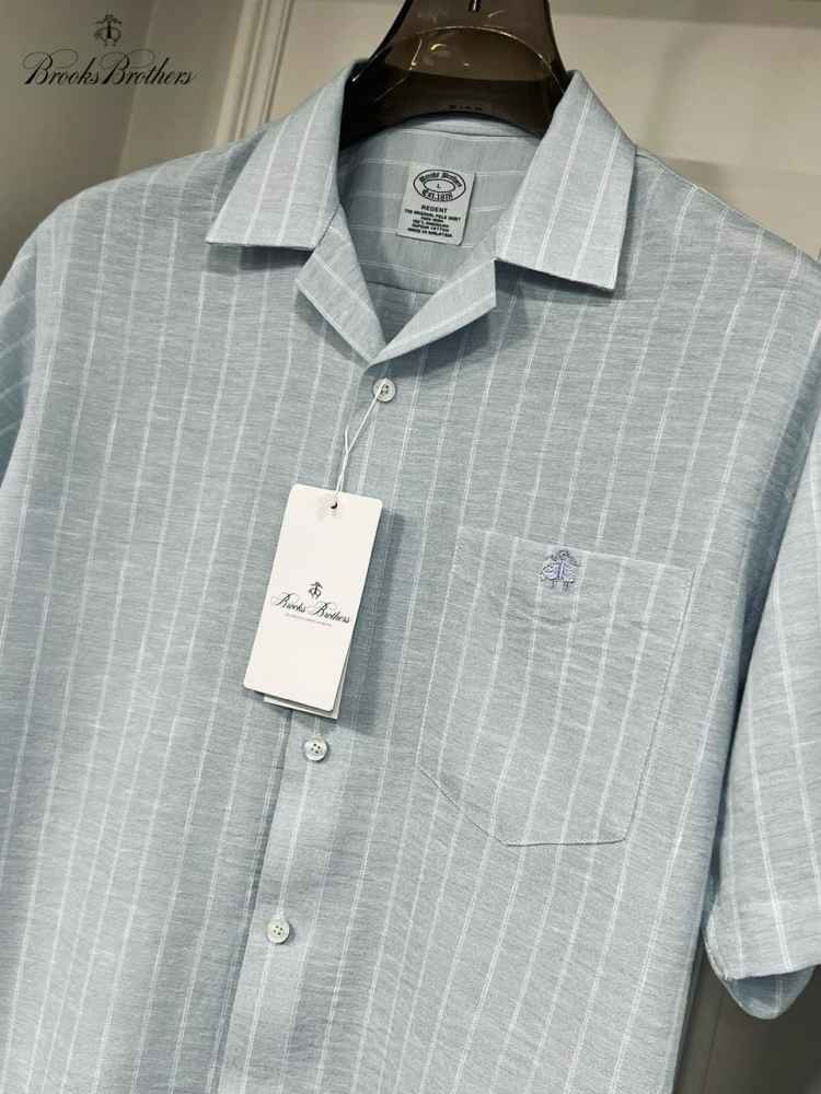 Brooks Brothers Grey Premium Cotton Shirt-3