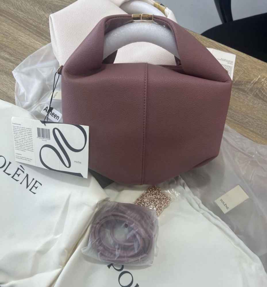 Polene Beri Purple Satchel Handle Bag-thumb-0