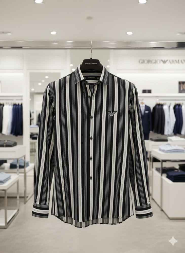 Emporio Armani Black Premium Quality Shirt-3