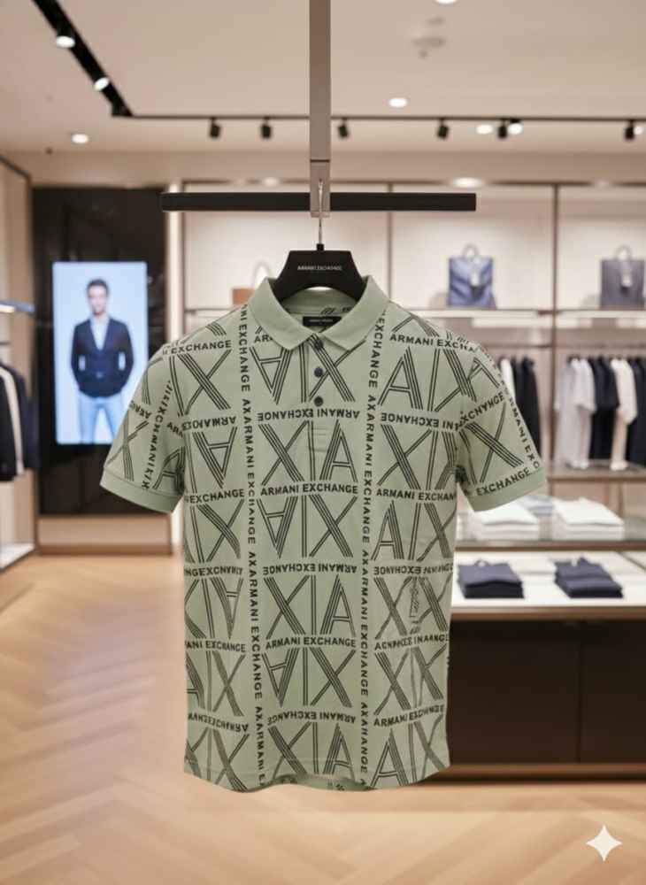 Armani Exchange Green Premium Quality T-shirt-3