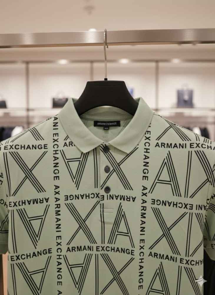 Armani Exchange Green Premium Quality T-shirt-2