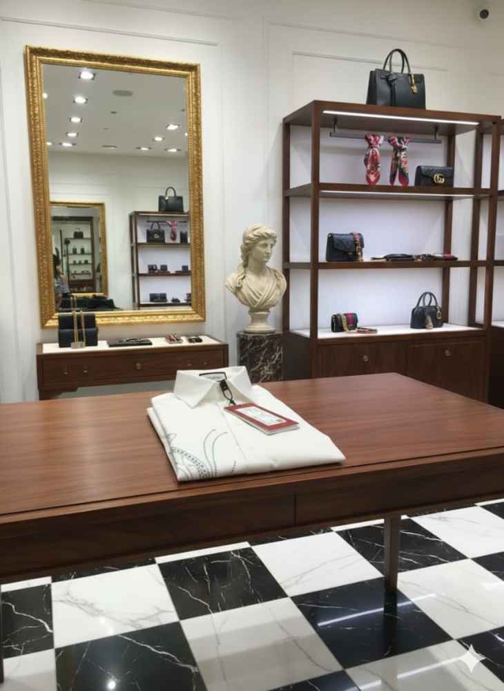 Gucci White Premium Quality Cotton Shirt-3