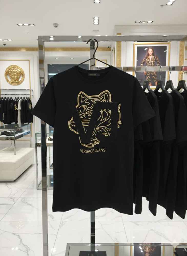 Versace Clubwear Black Premium Quality T-shirt-3