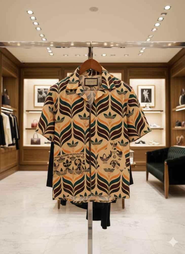 Gucci Printed Premium Quality Short Sleeve Shirt-2