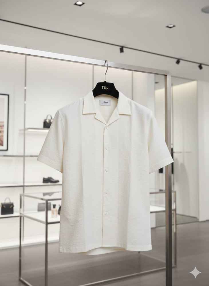 Dior Printed Premium Quality Short Sleeve Shirt-2