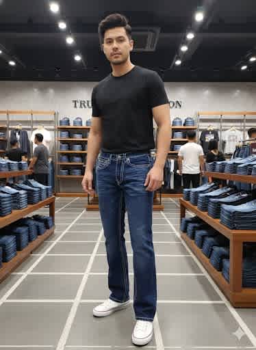 True Religion Blue Premium Quality Denim Jeans-3