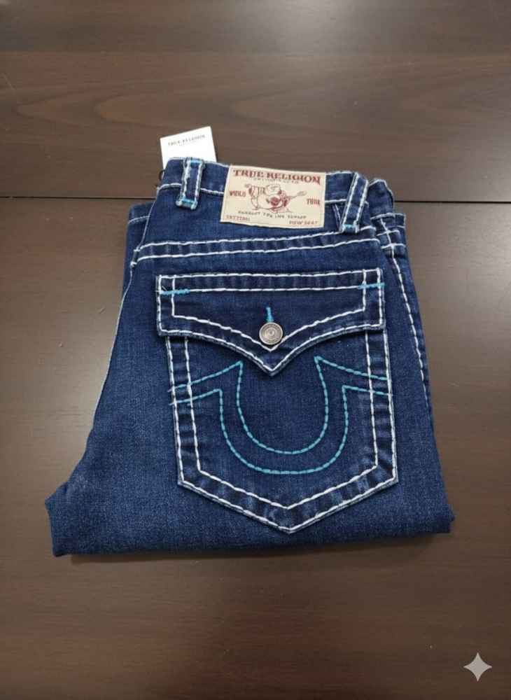 True Religion Blue Premium Quality Denim Jeans-2