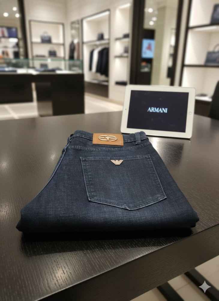 Emporio Armani Blue Premium Quality Jeans-4