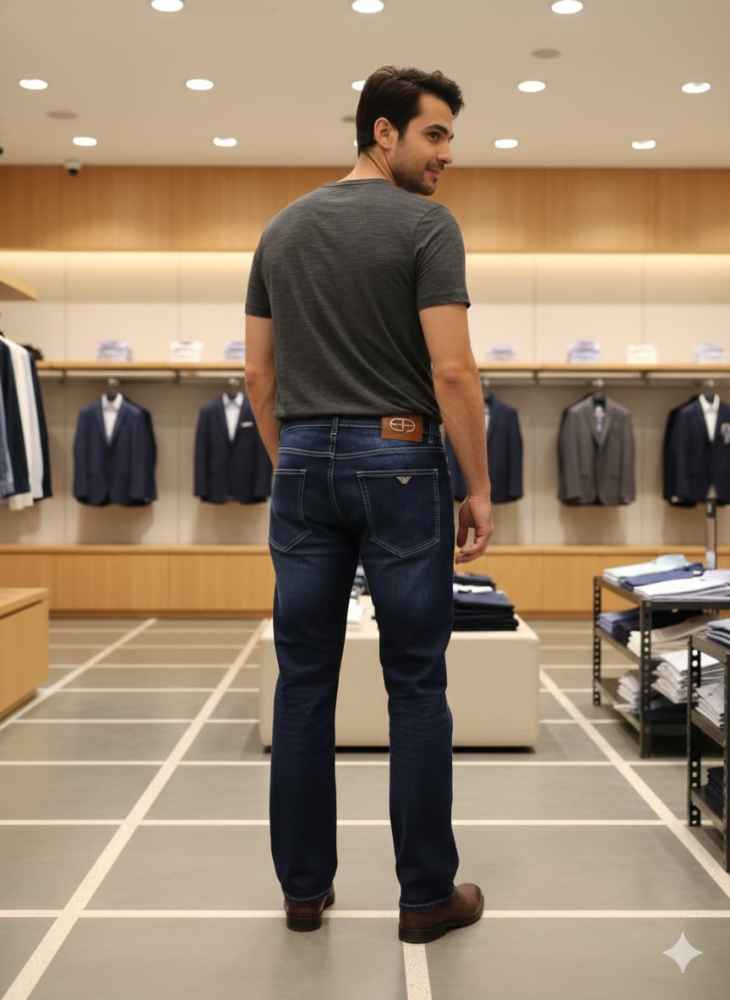 Emporio Armani Dark Blue Premium Quality Jeans-4