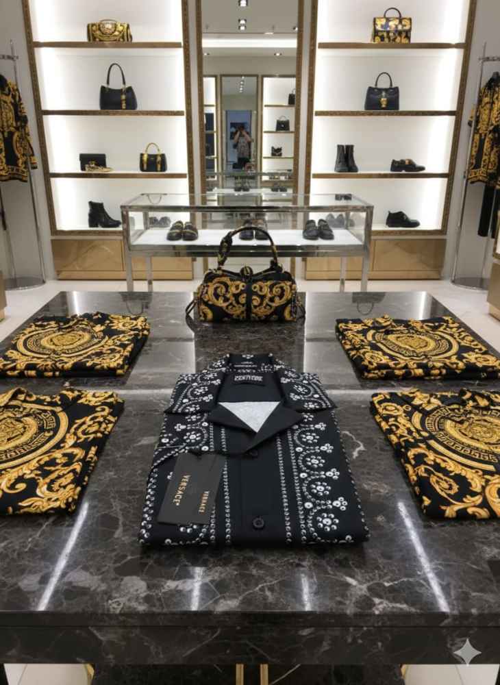 Versace Printed Premium Quality Short Sleeve Shirt-3