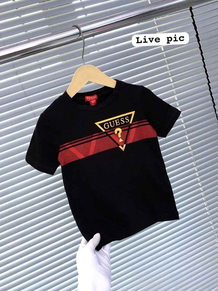 Guess Black Kids Premium Quality T-shirt-2