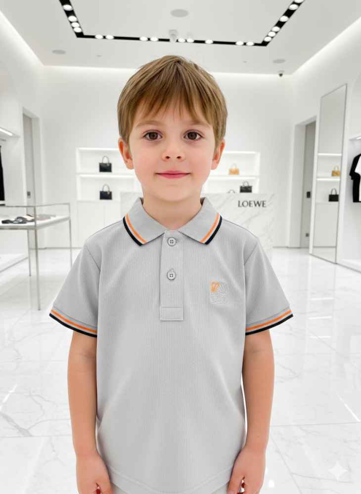 Loewe Grey Kids Premium Quality T-shirt-thumb-1