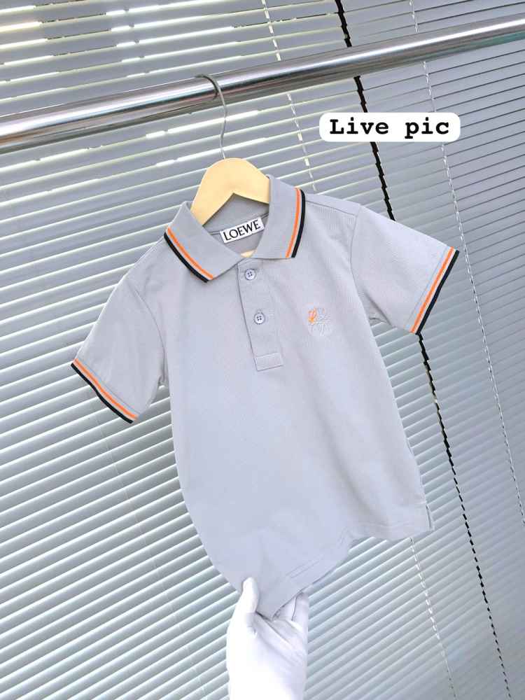 Loewe Grey Kids Premium Quality T-shirt-thumb-3