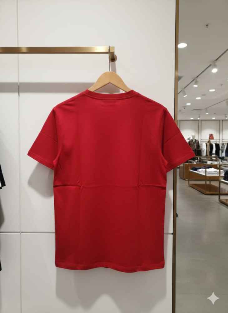 Burberry Red Premium Exclusive Polo T-shirt-3