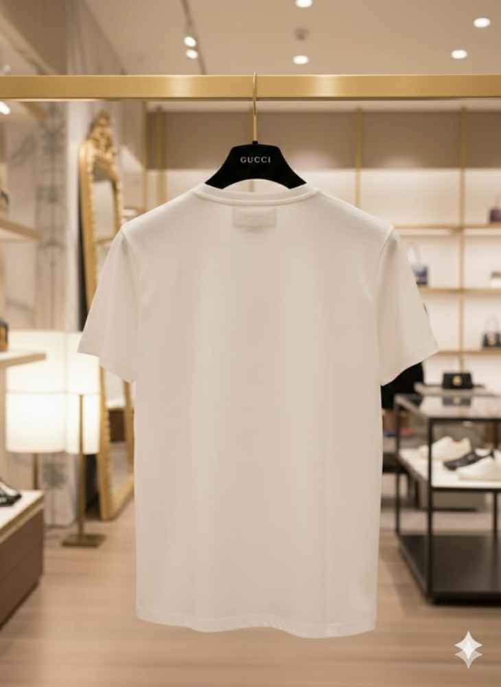 Gucci White Premium Quality Polo T-shirt-3