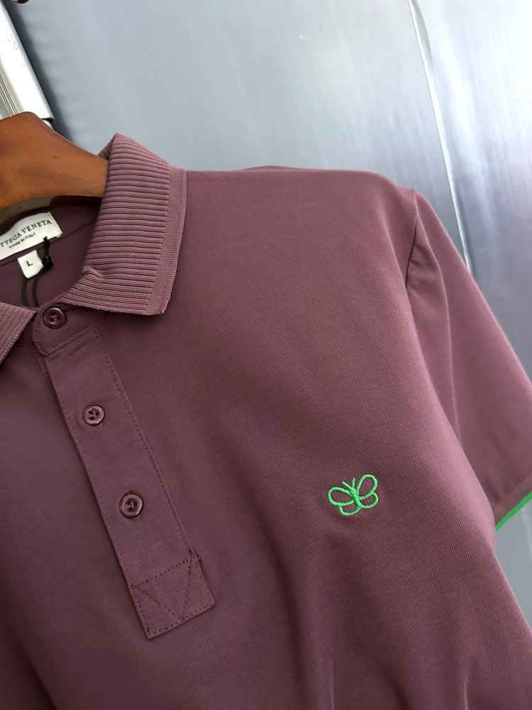 Bottega Veneta Wine Bee Emboided Premium T-shirt-2