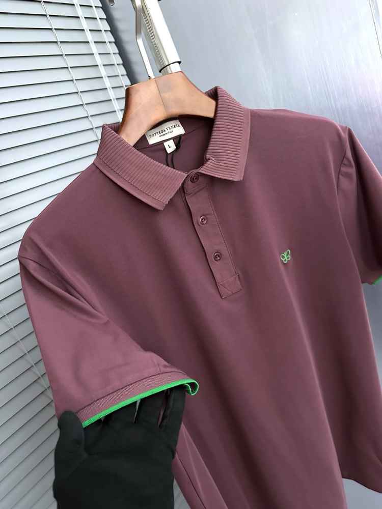 Bottega Veneta Wine Bee Emboided Premium T-shirt-1