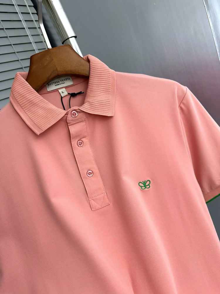 Bottega Veneta Pink Bee Emboided Premium T-shirt-1
