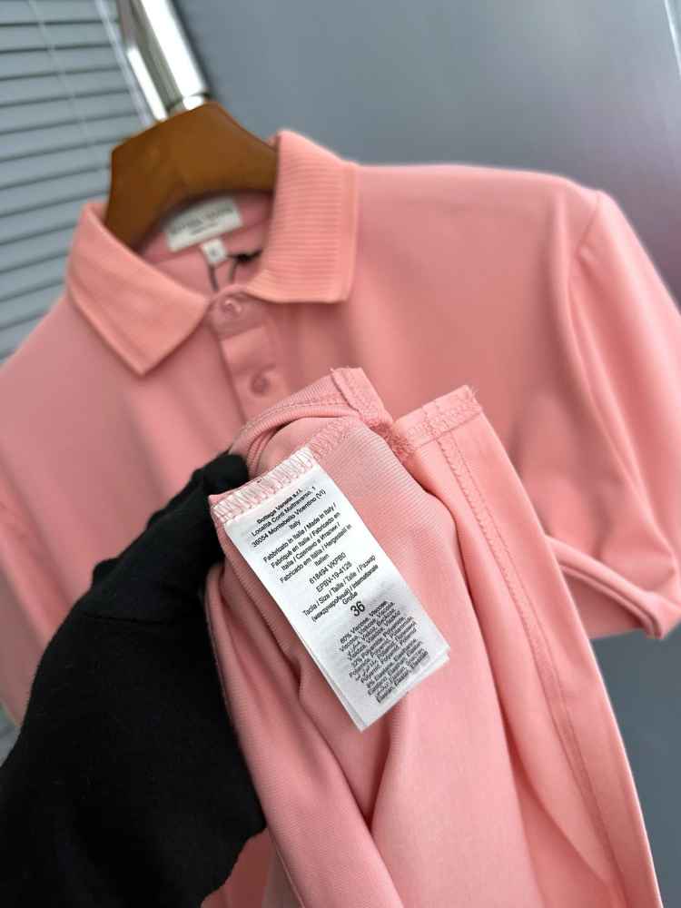 Bottega Veneta Pink Bee Emboided Premium T-shirt-2