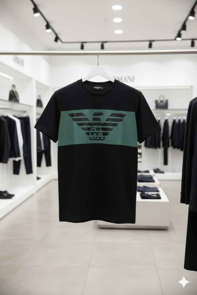 Giorgio Armani Black Premium Quality T-shirt-2