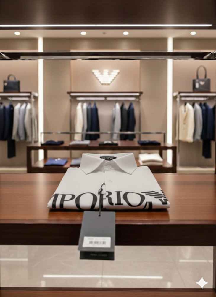 Emporio Armani White Premium Quality Shirt-3