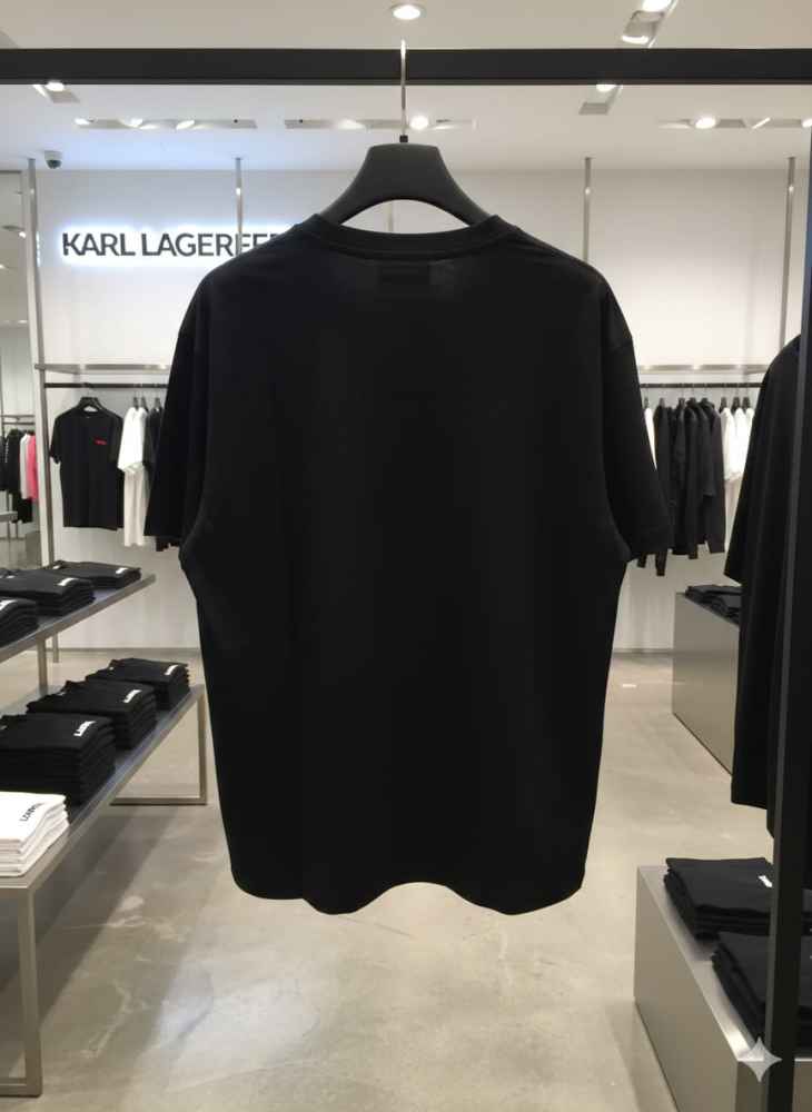 Karl Lagerfeld Black Premium Quality T-shirt-3