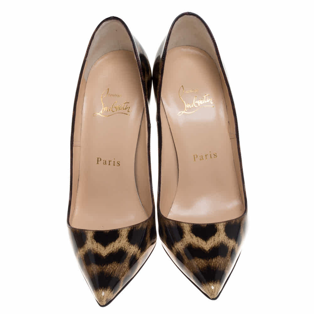 Christian Louboutin Leopard Pigalle Follies 100 Pumps-4
