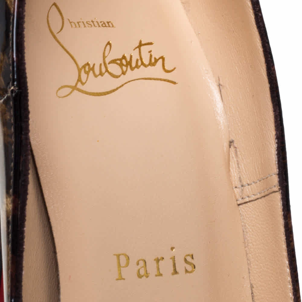 Christian Louboutin Leopard Pigalle Follies 100 Pumps-6