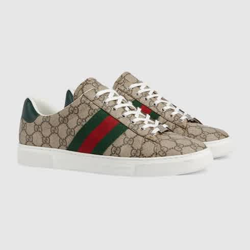 Gucci Beige Premium Quality Sneakers-1