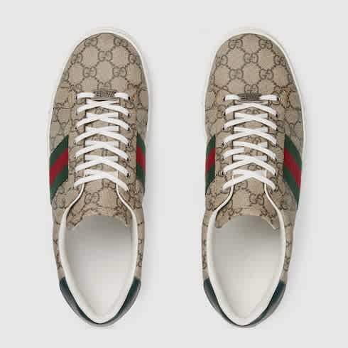 Gucci Beige Premium Quality Sneakers-3