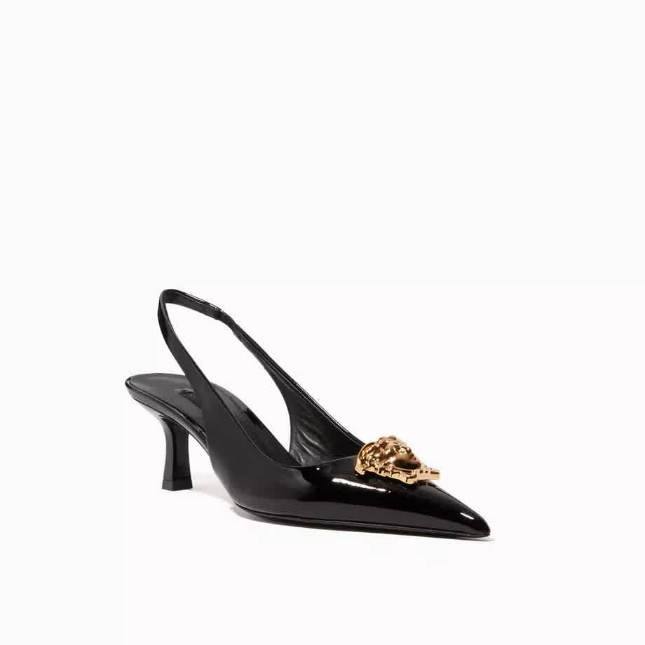Versace La Medusa Slingback Heel Sandals-thumb-1