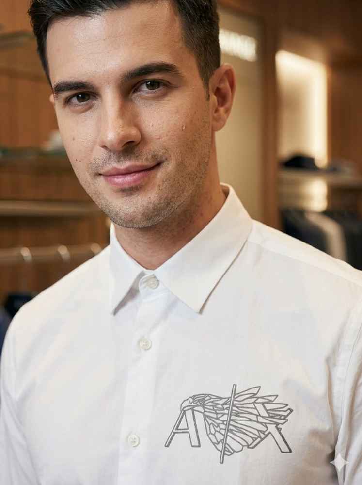 Armani Exchange White Premium Quality Cotton Shirt-1