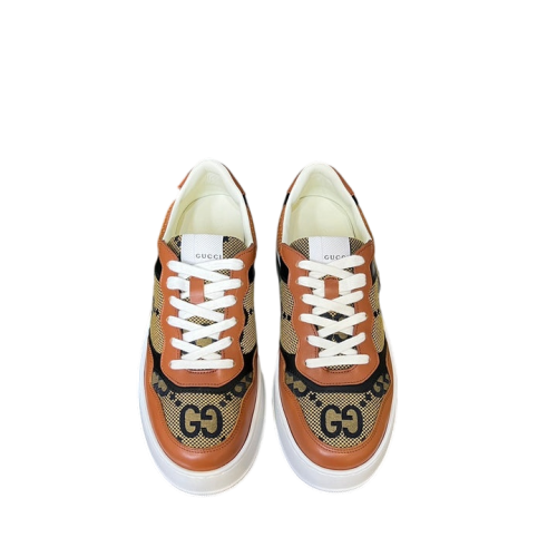 Gucci GG Brown Trainer Sneaker-thumb-2