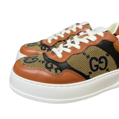 Gucci GG Brown Trainer Sneaker-thumb-4