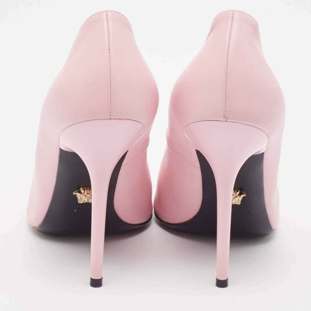 Versace La Medusa Pink Heels Sandles-thumb-3