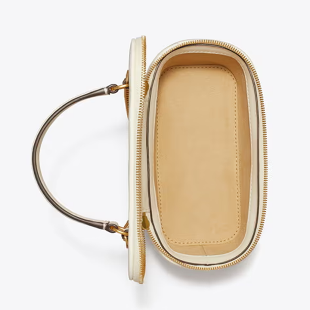 Tory Burch Diamond Kira White Quilted Vanity Handbag-2