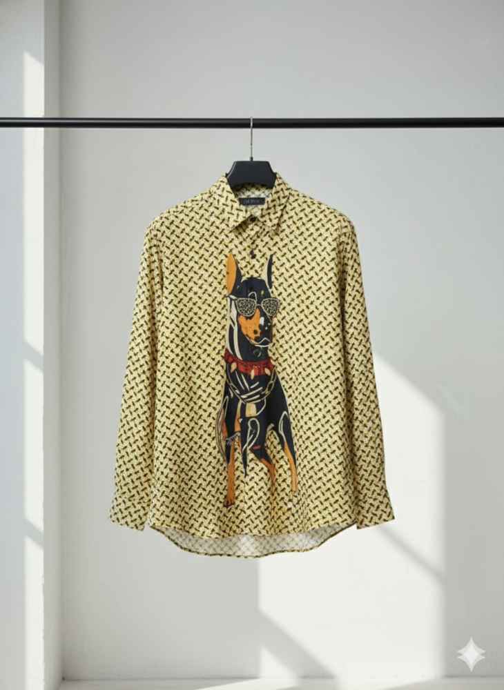 Burberry Brown Premium Quality Shirt-1