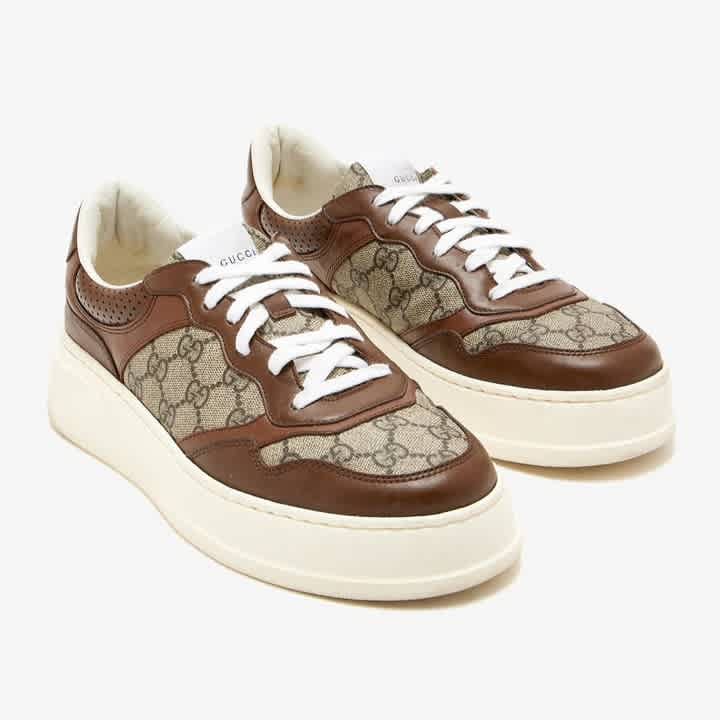 Gucci GG Brown Trainer Premium Quality Sneaker-thumb-1