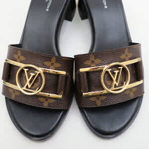 Louis Vuitton Brown Premium Quality Heels Sandals-thumb-2